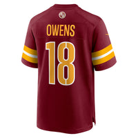 Washington Commanders Tyler Owens Burgundy jersey – view 4