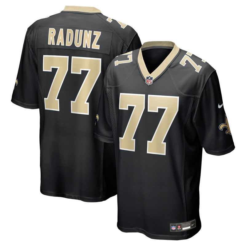 New Orleans Saints Dillon Radunz Black jersey – view 1