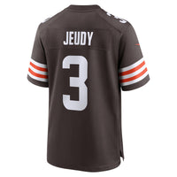 Cleveland Browns Jerry Jeudy Brown jersey – view 3