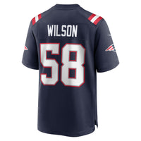 New England Patriots Jared Wilson Navy jersey – view 4