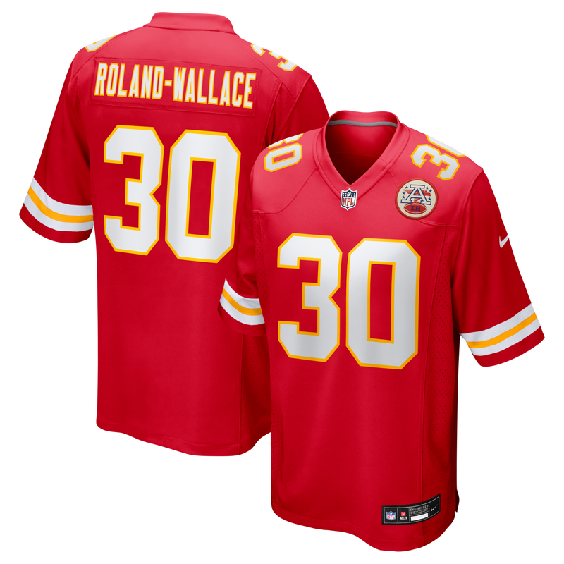 Kansas City Chiefs Chris Roland-Wallace Red jersey – view 1