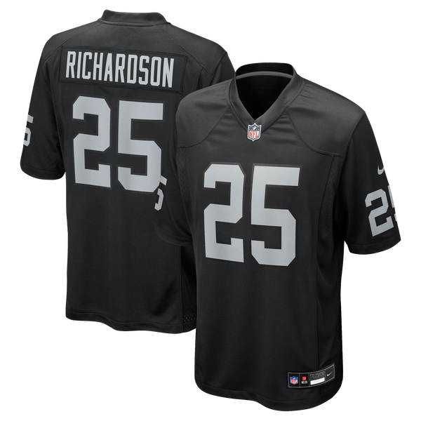 Las Vegas Raiders Decamerion Richardson Nike Black Team Game Jersey