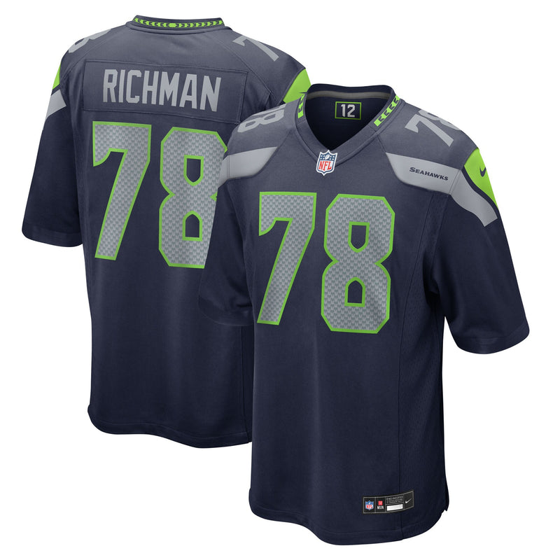 Seattle Seahawks Mason Richman Navy jersey – view 1