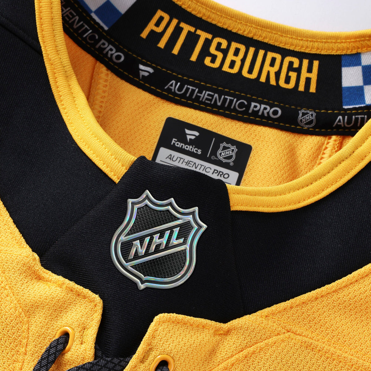 Pittsburgh Penguins Fanatics Gold Alternate Authentic Pro Custom Jersey