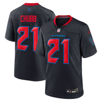 Houston Texans Nick Chubb Navy jersey – view 2