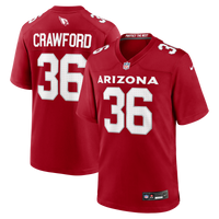 Arizona Cardinals Kitan Crawford Cardinal jersey – view 1