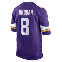 Minnesota Vikings Jeff Okudah Purple jersey – view 3