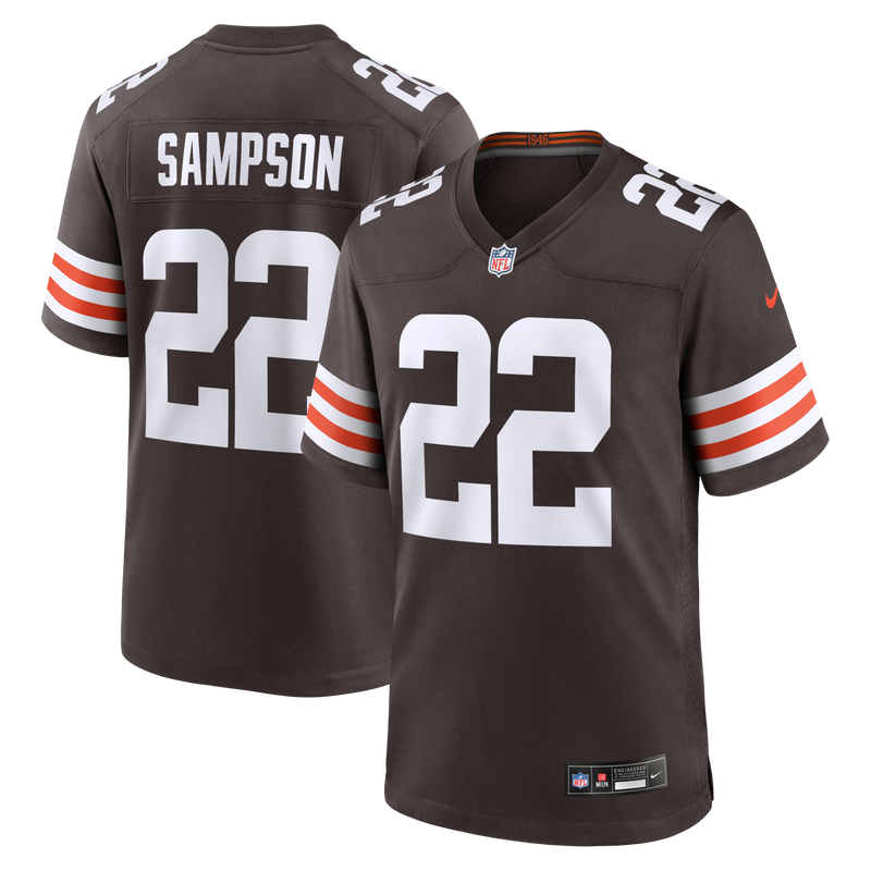 Cleveland Browns Dylan Sampson Brown jersey – view 1