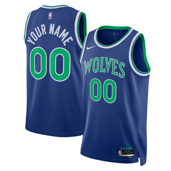 Minnesota Timberwolves Nike Replica Icon Swingman Jersey - Custom -