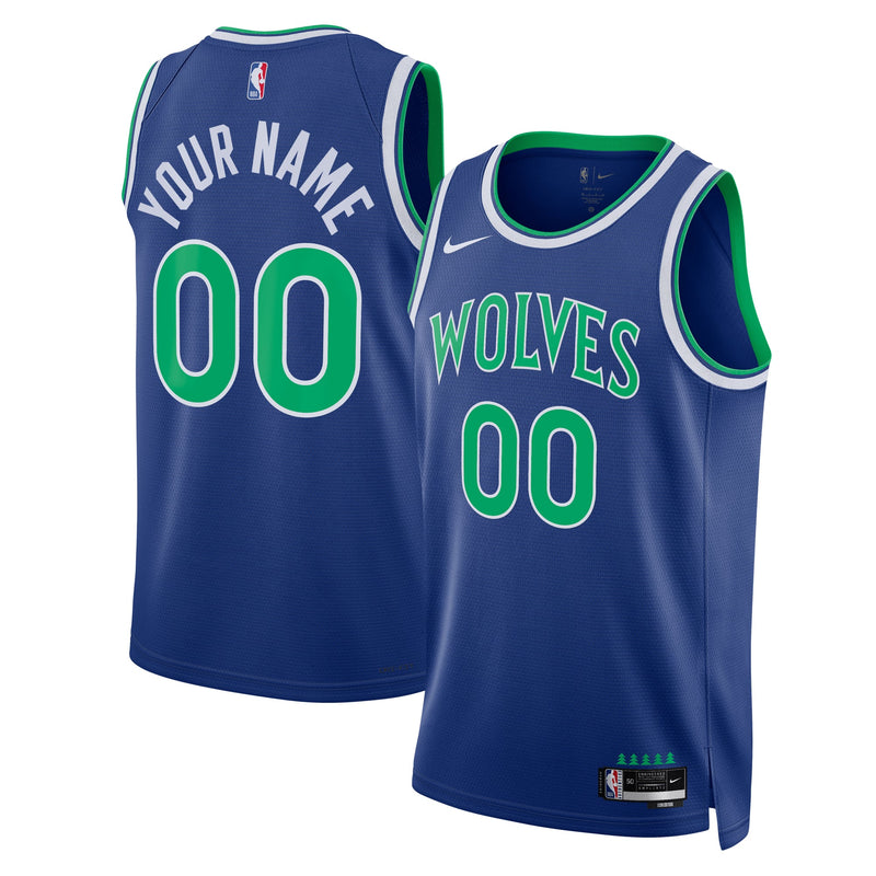 Minnesota Timberwolves Nike Replica Icon Swingman Jersey - Custom -