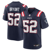 New England Patriots Marcus Bryant Navy jersey – view 1