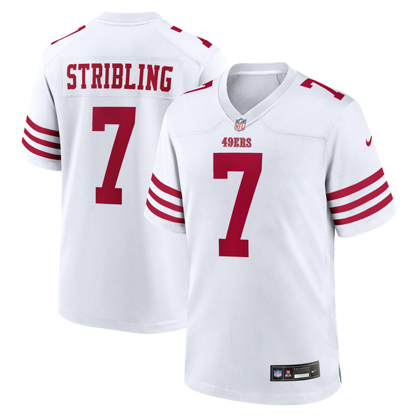 San Francisco 49ers De'Zhaun Stribling Nike White Game Jersey