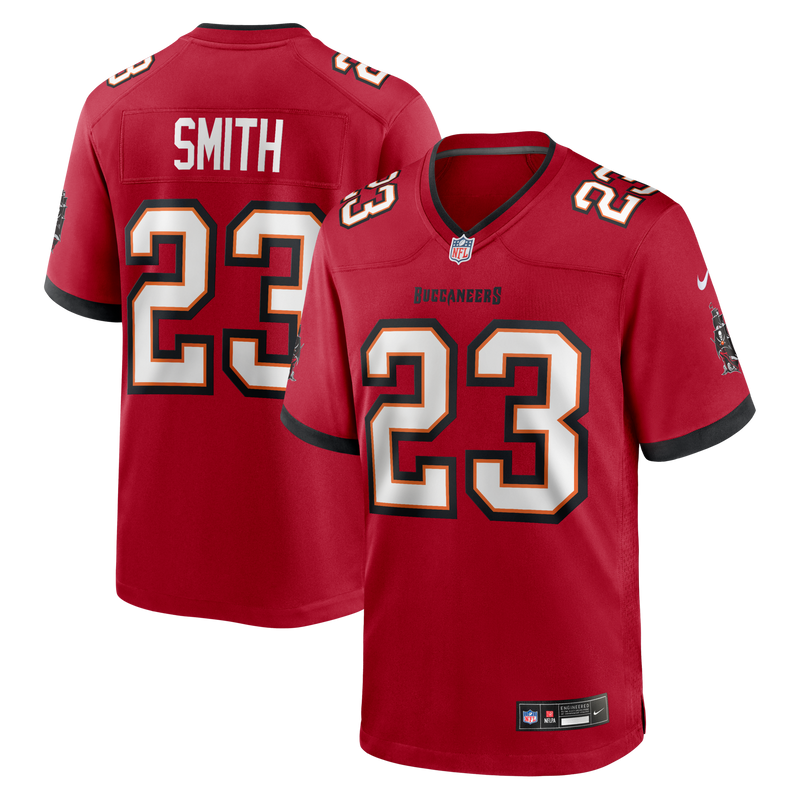 Tampa Bay Buccaneers Tykee Smith Red jersey – view 1