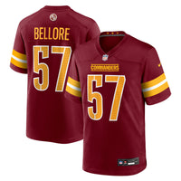 Washington Commanders Nick Bellore Burgundy jersey – view 1