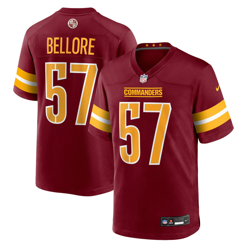 Washington Commanders Nick Bellore Burgundy jersey – view 1