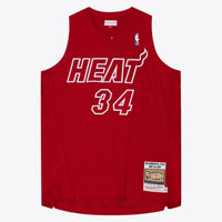 Miami Heat Mitchell & Ness Ray Allen 2012 Christmas Day Authentic Jersey - Scarlet