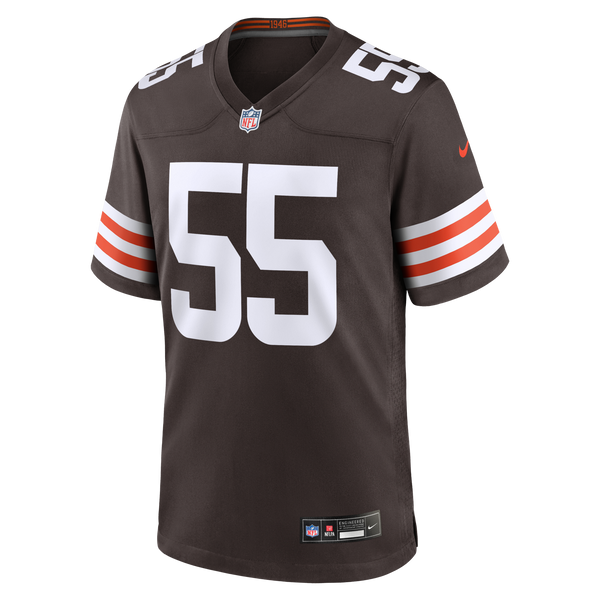 Cleveland Browns Ethan Pocic Nike Brown Game Jersey