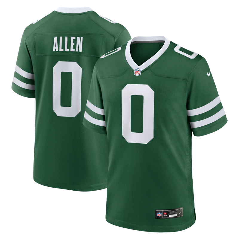 New York Jets Braelon Allen Green jersey – view 1