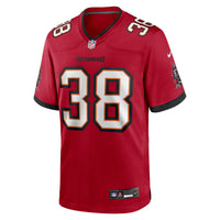 Tampa Bay Buccaneers Rashad Wisdom Red jersey – view 2