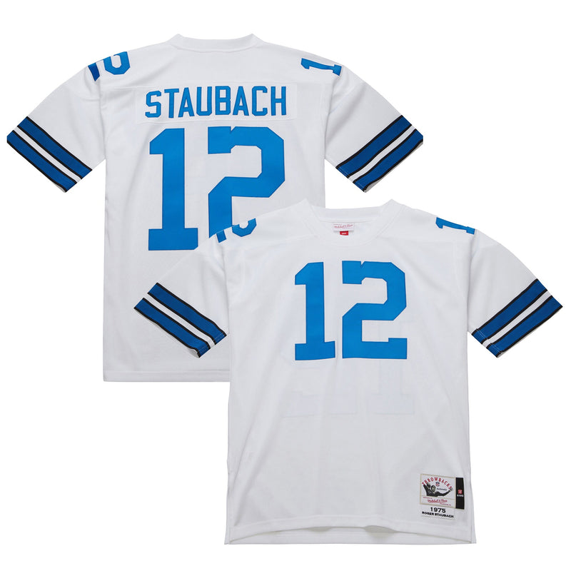 Dallas Cowboys Roger Staubach White jersey – view 1
