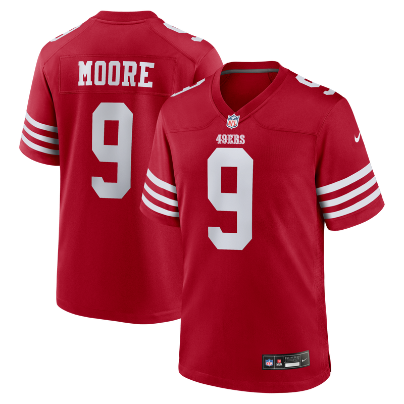 San Francisco 49ers Skyy Moore Scarlet jersey – view 1