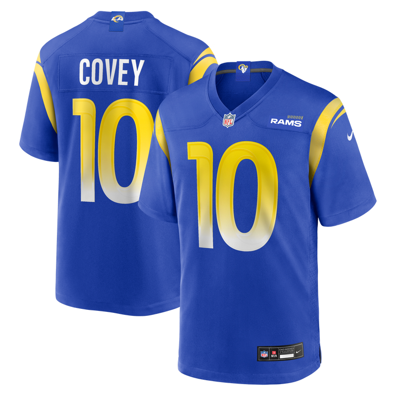 Los Angeles Rams Britain Covey Royal jersey – view 1