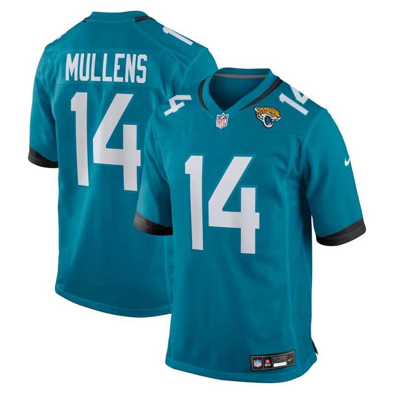 Jacksonville Jaguars Nick Mullens Teal jersey – view 1