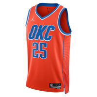 Oklahoma City Thunder Jordan Brand Statement Edition Swingman Jersey - Orange - Ajay Mitchell -