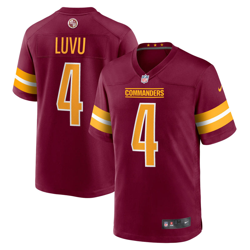 Washington Commanders Frankie Luvu Burgundy jersey – view 1