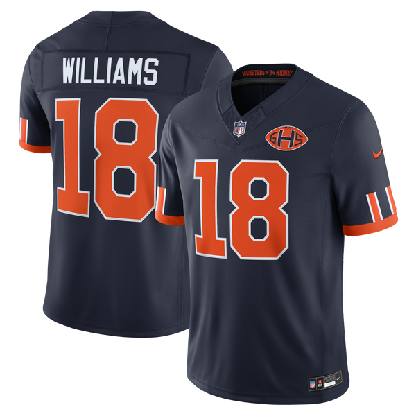 Chicago Bears Caleb Williams Nike Navy 2026 Rivalries Collection Printed Limited Jersey