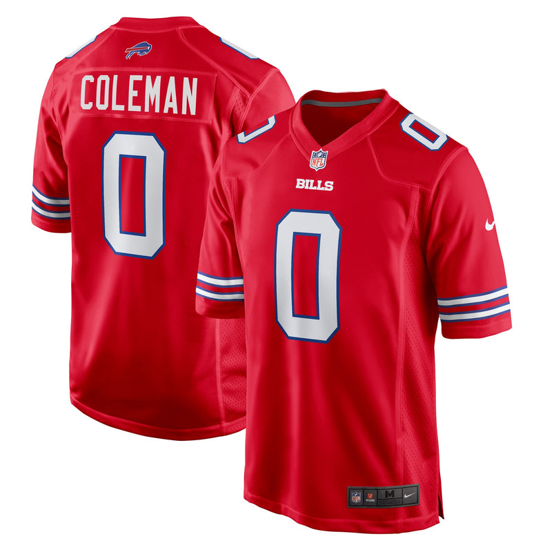 Buffalo Bills Keon Coleman Red jersey – view 1