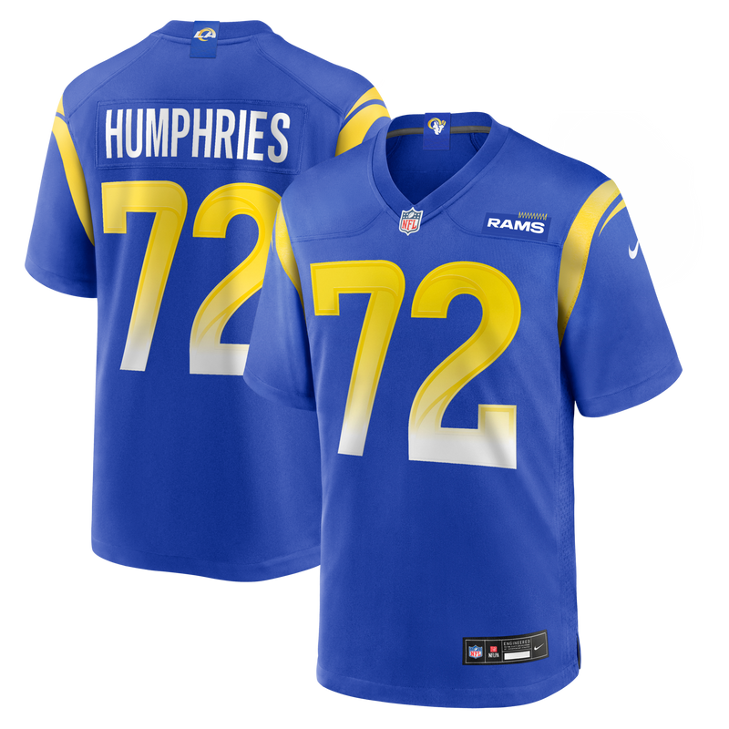 Los Angeles Rams D.J. Humphries Royal jersey – view 1
