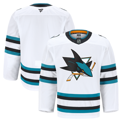San Jose Sharks Fanatics White Away Authentic Pro Jersey