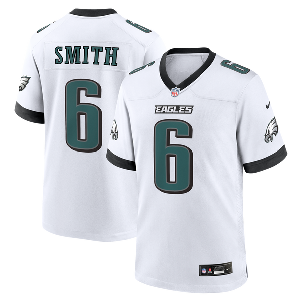 Philadelphia Eagles DeVonta Smith Nike White Game Jersey