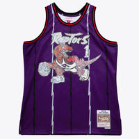 Toronto Raptors Mitchell & Ness Tracy McGrady 1998 75th Anniversary Swingman Jersey - Purple