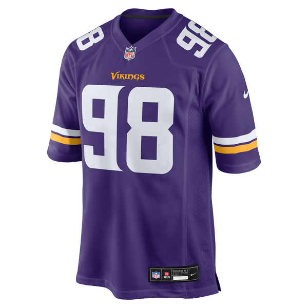 Minnesota Vikings Bo Richter Nike Purple Team Game Jersey