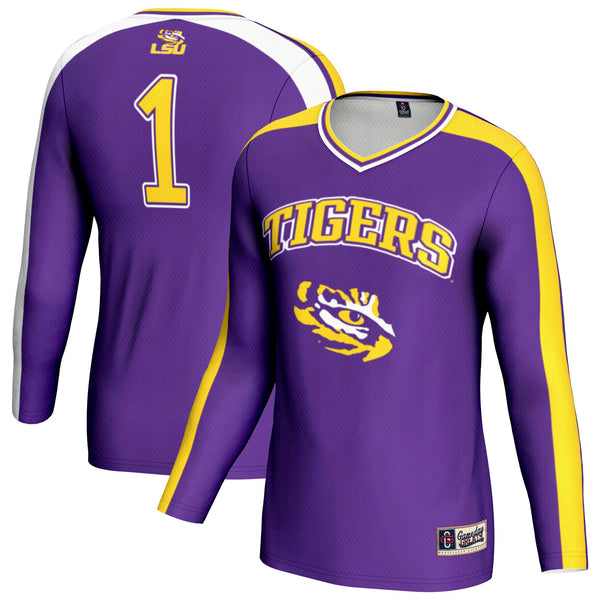 LSU Tigers GameDay Greats #1 Lightweight Volleyball Fashion Jersey - Purple