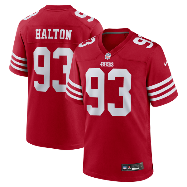 San Francisco 49ers Gracen Halton Nike Scarlet Team Game Jersey