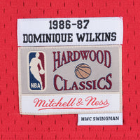 Atlanta Hawks Mitchell & Ness Swingman Jersey Road Dominique Wilkins 1986-87