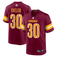 Washington Commanders Austin Ekeler Burgundy jersey – view 1