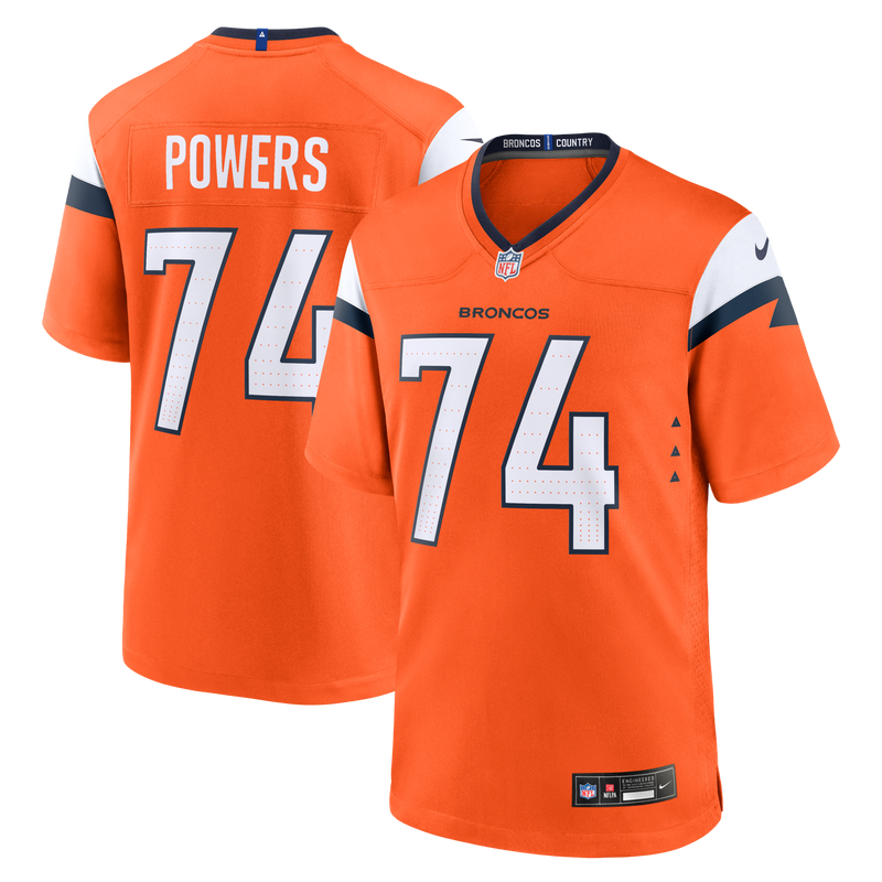 Denver Broncos Ben Powers Orange jersey – view 1