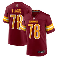 Washington Commanders Laremy Tunsil Burgundy jersey – view 2