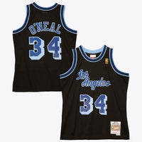 Los Angeles Lakers Mitchell & Ness Shaquille O'Neal 1996 Reload Swingman Authentic Jersey - Black