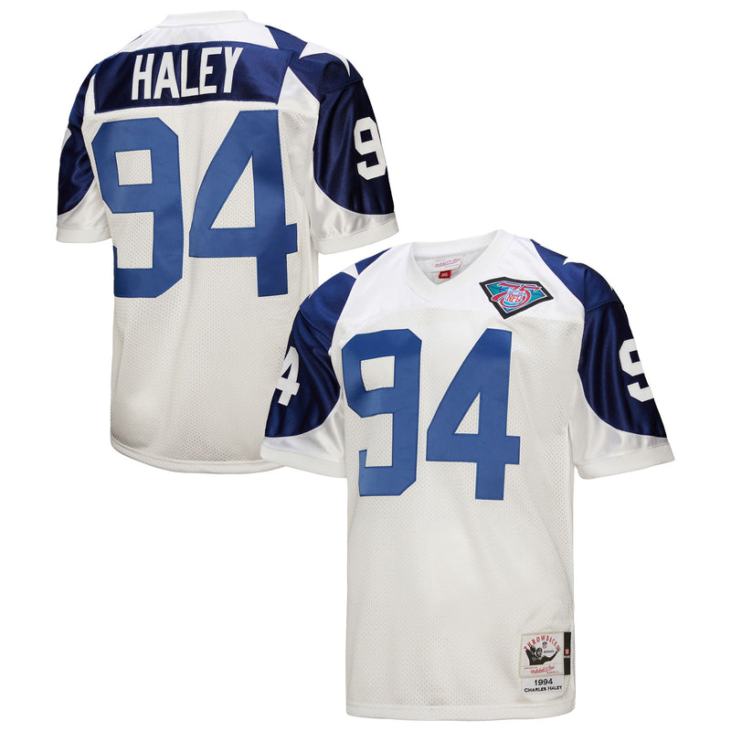Dallas Cowboys Charles Haley White jersey – view 1