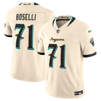 Jacksonville Jaguars Tony Boselli Nike Natural 2026 Rivalries Collection Printed Limited Jersey