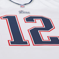 New England Patriots Tom Brady White jersey – view 5
