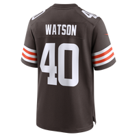 Cleveland Browns Nathaniel Watson Brown jersey – view 3