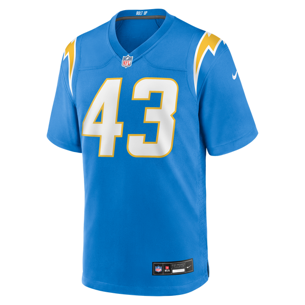 Los Angeles Chargers Michael Davis Nike Powder Blue Game Jersey