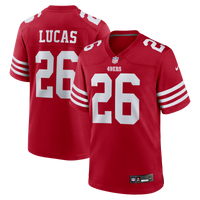 San Francisco 49ers Chase Lucas Scarlet jersey – view 1
