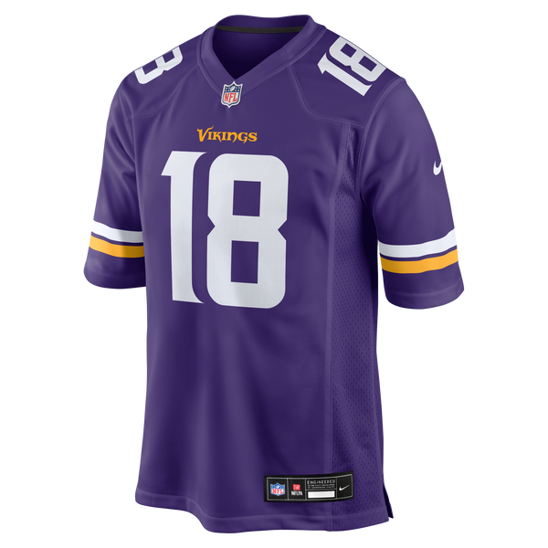 Minnesota Vikings Justin Jefferson Nike Purple Game Jersey